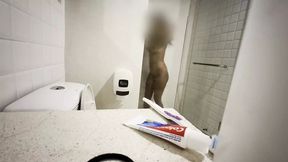 Catching my step-sister masturbating in the shower&#x1F6BF; and let me fuck