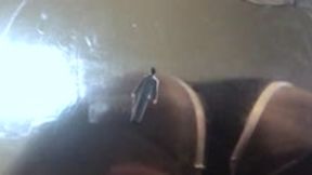 Giantess uses Humongous Ass to Dominatie Teenie Prisoner 4K smaller