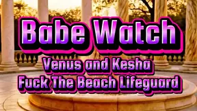 Two horny sluts take on the resort lifeguard in a wild and steamy threesome.