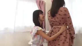 Kinky teens Kotomi Asakura and friend play with pussies 5