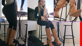 Queen Lytta Blond - Boot domination and Trampling on foot slave - FOOT WORSHIP - FOOT DOMINATION - FEMALE DOMINATION - BOOTS - FEMDOM - KICK - SLAP - TRAMPLING - HUMILIATION - (720p)