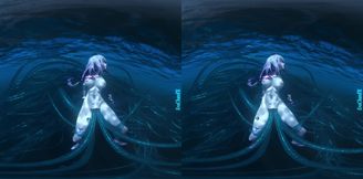 Honkai Castorice tentacled underwater VR