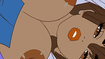 INTENSE DOGGY OF EBONY SCHOOL BABE ANIMATED