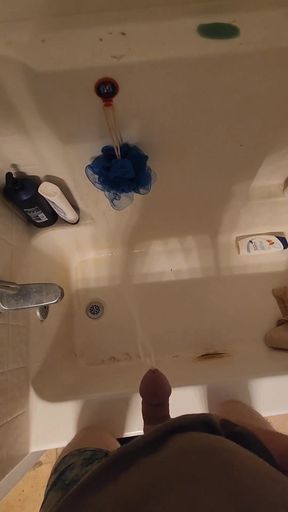 Pissing in the Tub.