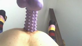 22 cm spiked dildo in the ass. Compilation