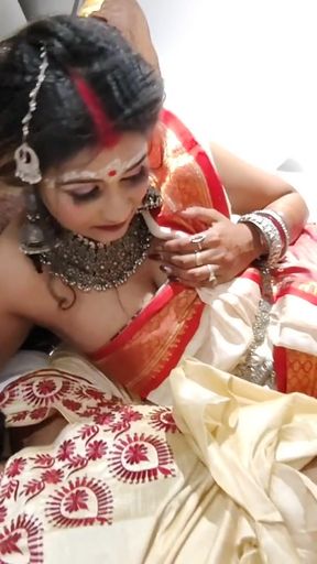 Stunning moment from &quot;First Night of a newly married desi beautiful girl with addicted husband&quot;