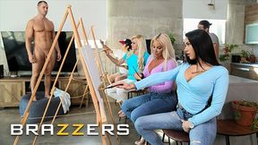 BRAZZERS - Robbin Banx & MJ Young Perform With Duncan's Delicious Dong In A Sweet 3some