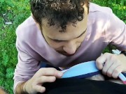 Il mio ragazzo mi sfonda a dovere nel parco