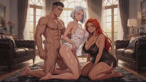 Interracial Stories #9: Shared Milk Duties for Our Step-Daddy
