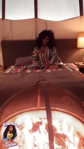Interracial Camping Backshots and Facial