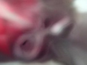 Peeing closeup