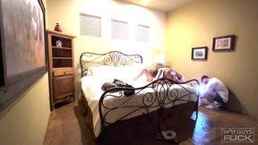 Fit Gladiator's Wild Encounter with a Stunning Blonde