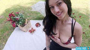 Petite Latina Alexa Chains Beverly Hills BusStop DeepThroat Doggystyle Fun Facial CumShot!!!