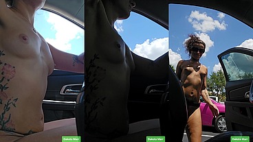 Naked Driving And Nude Public Walk Dakota Marr
