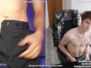 Twink jerks off with Asian classmate on facetime (Tyler Wu & Shane Hall)