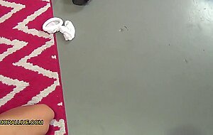 Immorallive, real life nympho fucks the entire crew at her casting