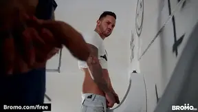 Tattooed Hotties Go Wild Fucking in Public Restrooms — Steamy Encounters