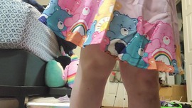 Carebear Skirt :: Upskirt Panty Te