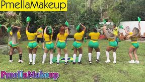 o brasil nao ganhou, mas aqui os 3 dotados entraram com bola e tudo!
