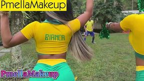 o brasil nao ganhou, mas aqui os 3 dotados entraram com bola e tudo!