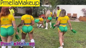 o brasil nao ganhou, mas aqui os 3 dotados entraram com bola e tudo!