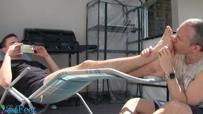 Milos Balcony Foot Worship HD