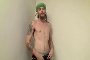 fur covered Gay-for-pay guy Demonstrates His jock On webcam