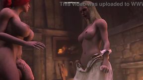 Redhead Futa Fucks 2 Blondes 3D New Gameplay