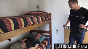 LatinoJuice.com - Straight stud Edipo Rey bred hard by Ayun in gay threesome
