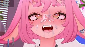 Bunny VTuber Gets Fucked Hard During Intense VR Workout Session