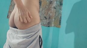 A Slutty Boy Enjoy His Intense Masturbation Infront Of Camera First Time. Moan Badly And Emptied His Balls With Thick Cum