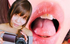 The Exciting Selfie of Shy Momo Momoi's Mouth and Teeth!