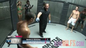 Wild sex with big tits black girl and her shaved pussy