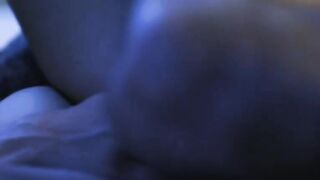 Rich guy fucking tanned brunette babe in his house