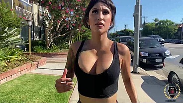 Fitness Nympho Ava Lee Works Out & Fucks BBC Stud Rome Major!