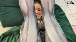 Hot Russian Cosplay Girl Gives Deepthroat and Creampie