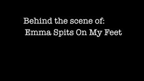 Behind The Scene - Emma Spits On My Feet  {Mikayla & Emma}