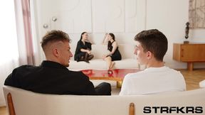 step sisters couple swap