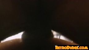 Muscular stud enjoys nipples and cock sucking from cutie