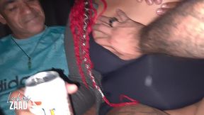 aprontando na rua paramos num mercado 24h e as safadas ficaram peladinhas com um monte de gente passando - nicoly mattos - fanny prado official - myke brazil