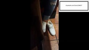 Delicious Candid Feet Spy 46 restaurant itch