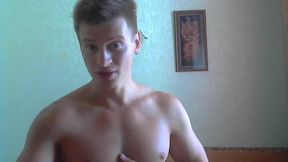 Yura Jerks His Dick and Shows Off His Ass