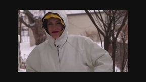 Raincoat Clad Blair Tape Bound and Gagged MP4