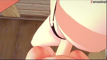 Makima Bikini RED POV sex on the beach - Chainsaw man | Full &amp_ Pov version on Sheer &amp_ PTRN: Fantasyking3