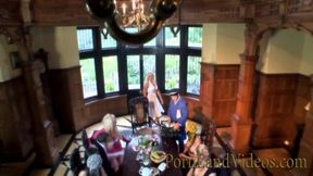 Crazy Orgy Party After Elegant English Dinner