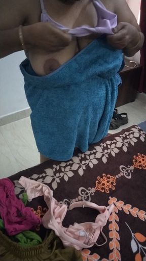 Hot Dress Wearing After Bath