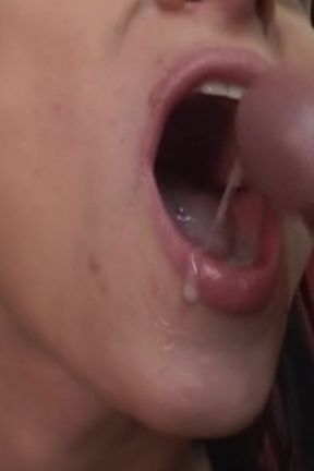 Seductive Brunette Licks and Teases Throbbing Cock Before Fingering