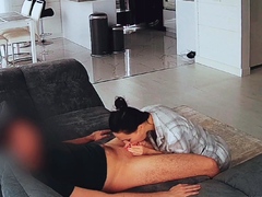 Amateur teen Blowjob with hardcore drilling