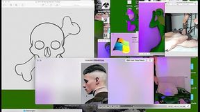 Follando en el escritorio