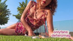 Unexpected Moments: Capturing a Steamy Rooftop Photo Set with a Real Girl